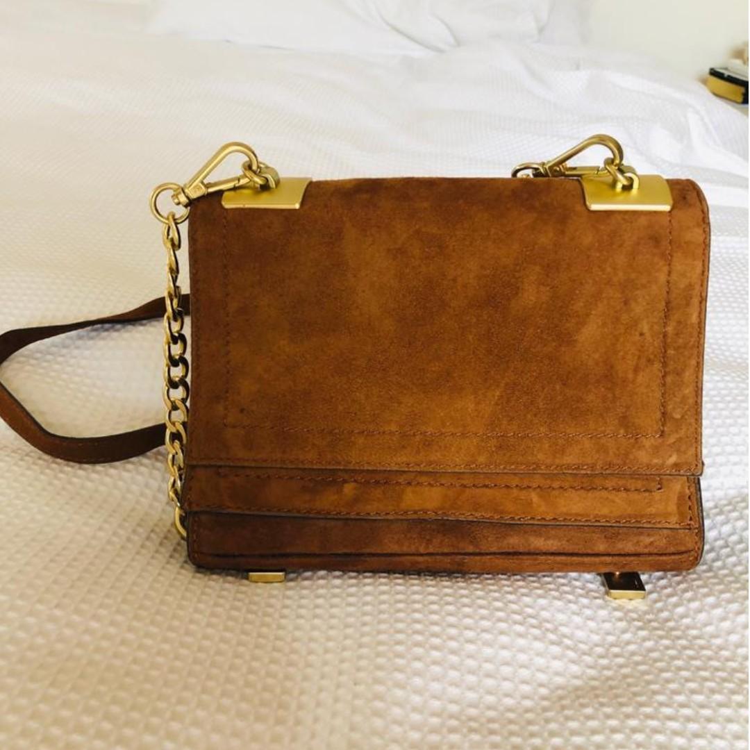 zara leather purse