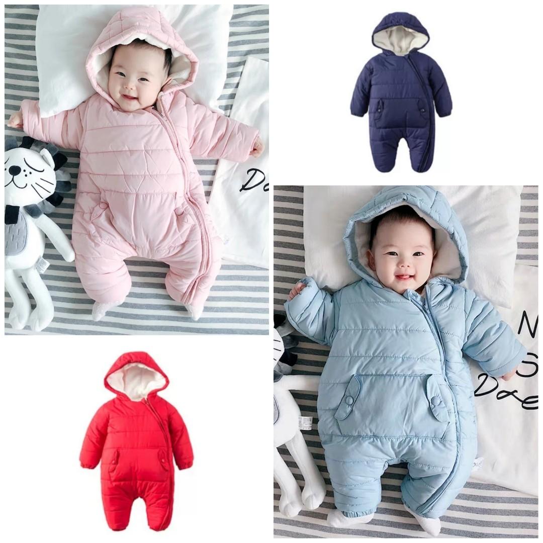 baby winter fleece suit