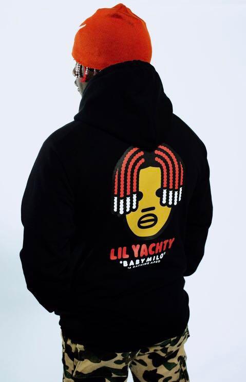 Bape Baby Milo Lil Yachty Pullover Hoodie Men s Fashion Tops Sets Hoodies on Carousell