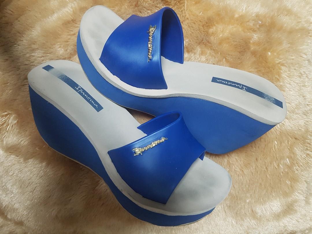 SALE ! Blue ipanema wedge sandals 