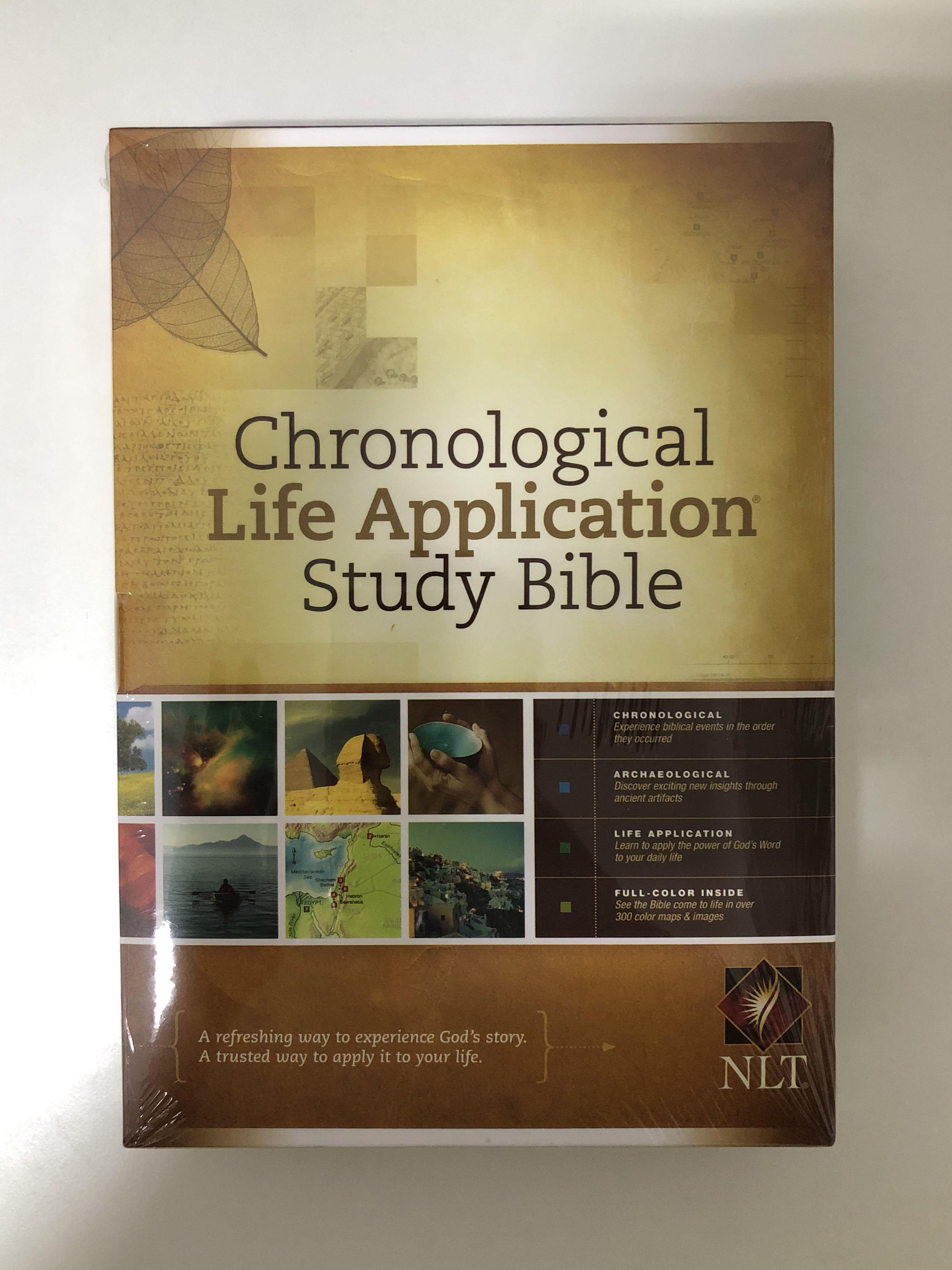 Chronological Life Application Study Bible Nlt Books Stationery