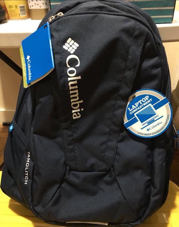 Original Columbia Bagpack maroon grey blue Men s Fashion Bags