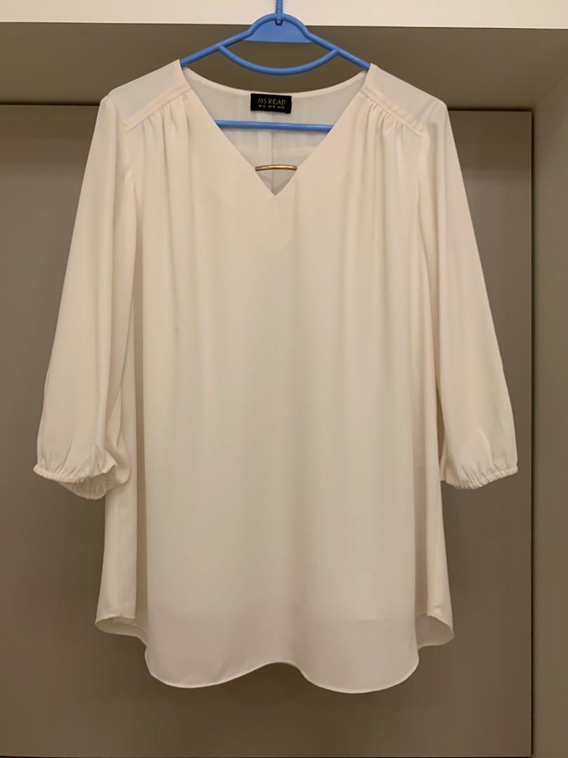 Cream Chiffon Top Shop, 56% OFF | www 