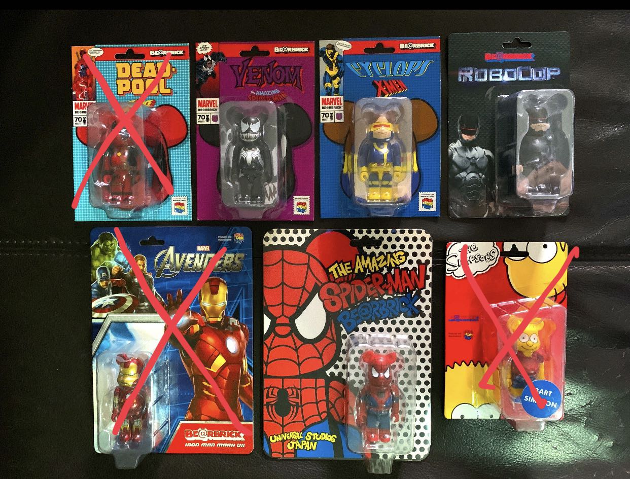 bearbrick spiderman 100