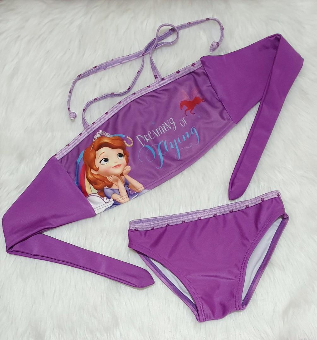 Disney Sofia the First 2 Piece Swimsuit Babies Kids Babies Kids Fashion on Carousell