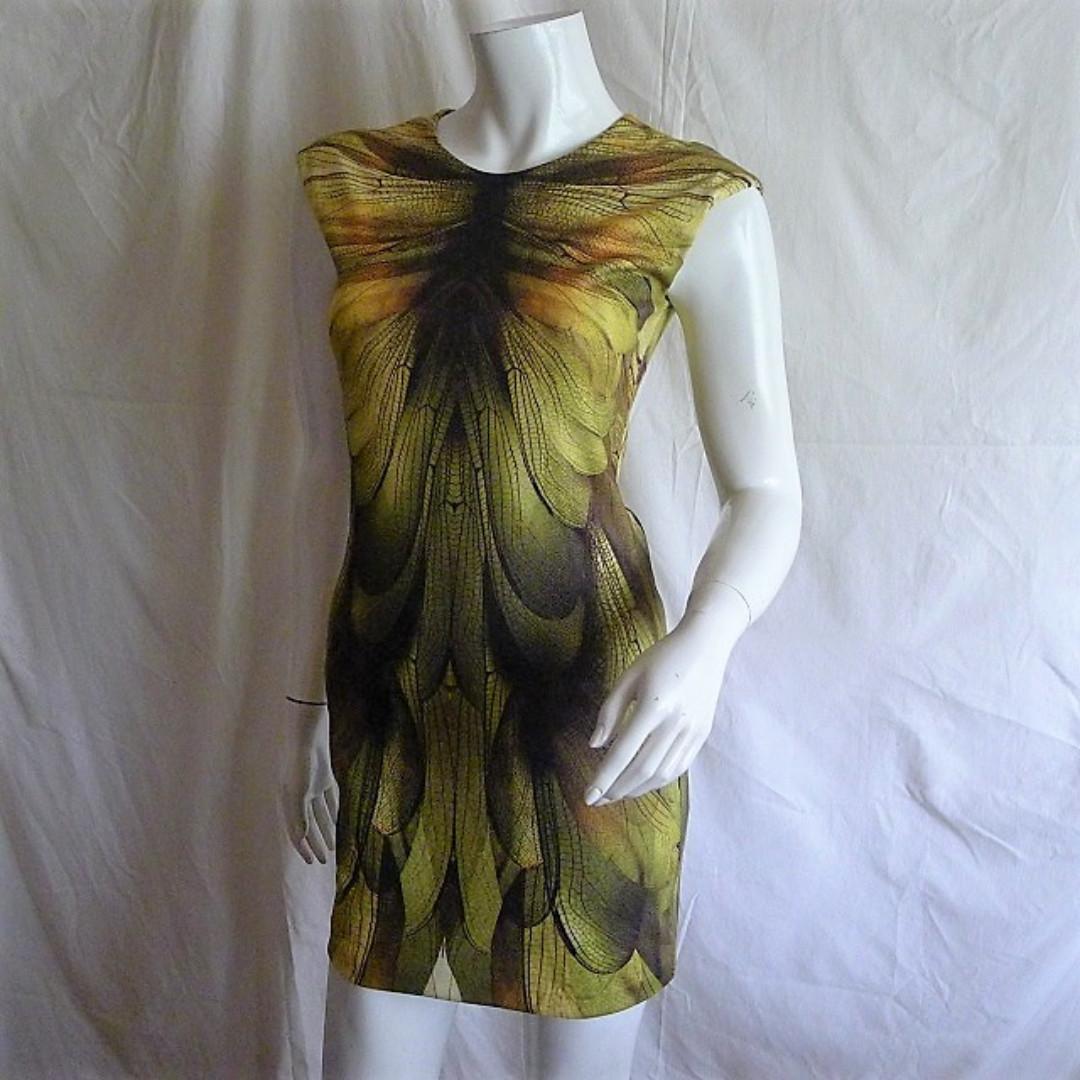 Alexander mcqueen dragonfly dress sales