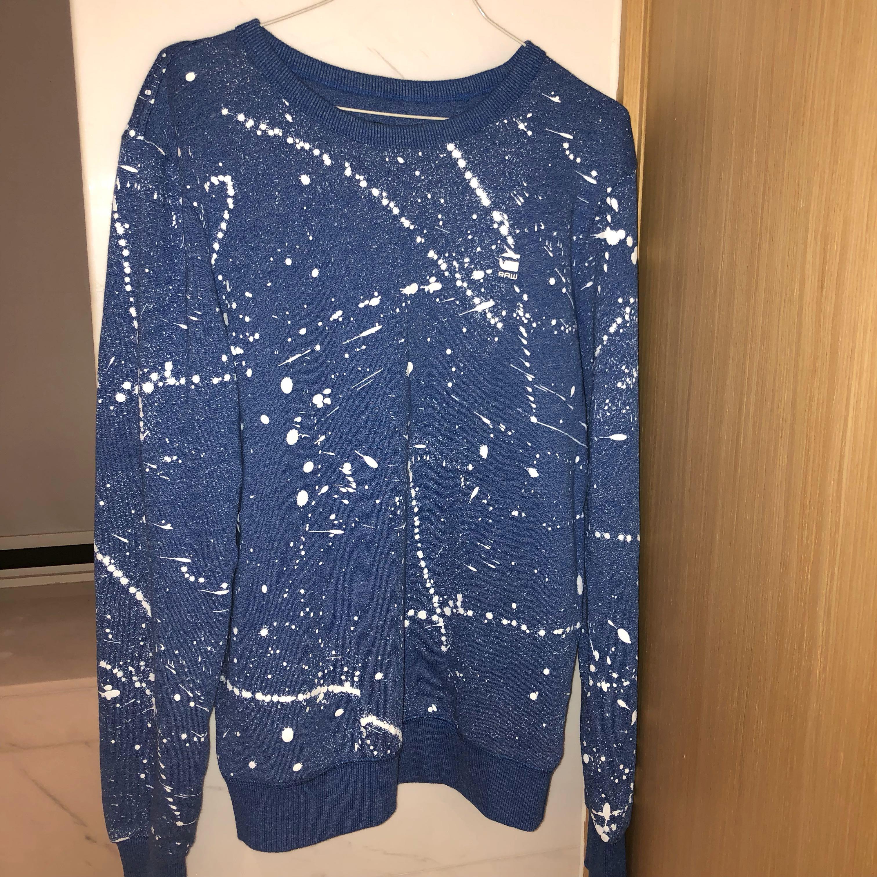 paint splatter jumper mens