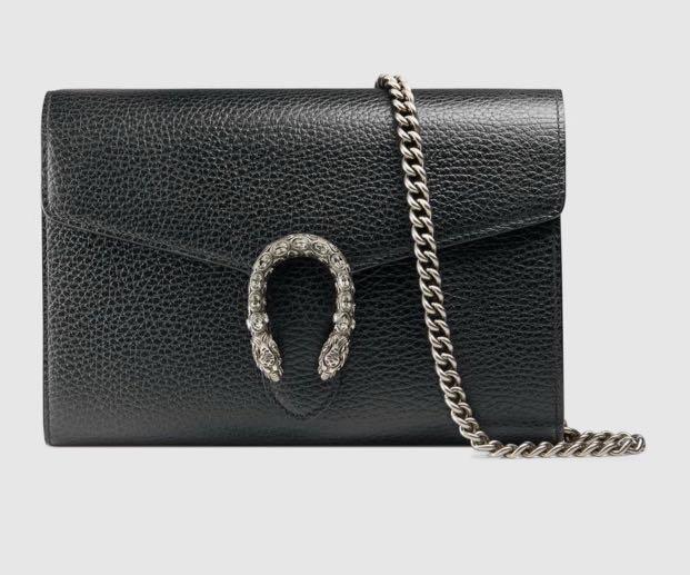dionysus mini leather chain bag