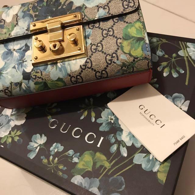 gucci padlock blooms