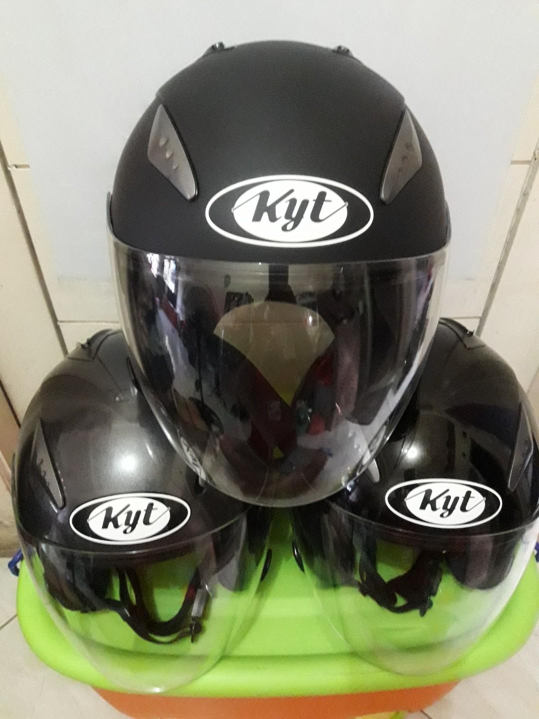 Helm KYT GALAXY DOUBLE VISOR HALF FACE 