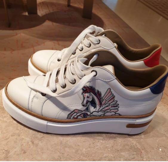 Hermes Pegasus Polo Sneakers Shoes 