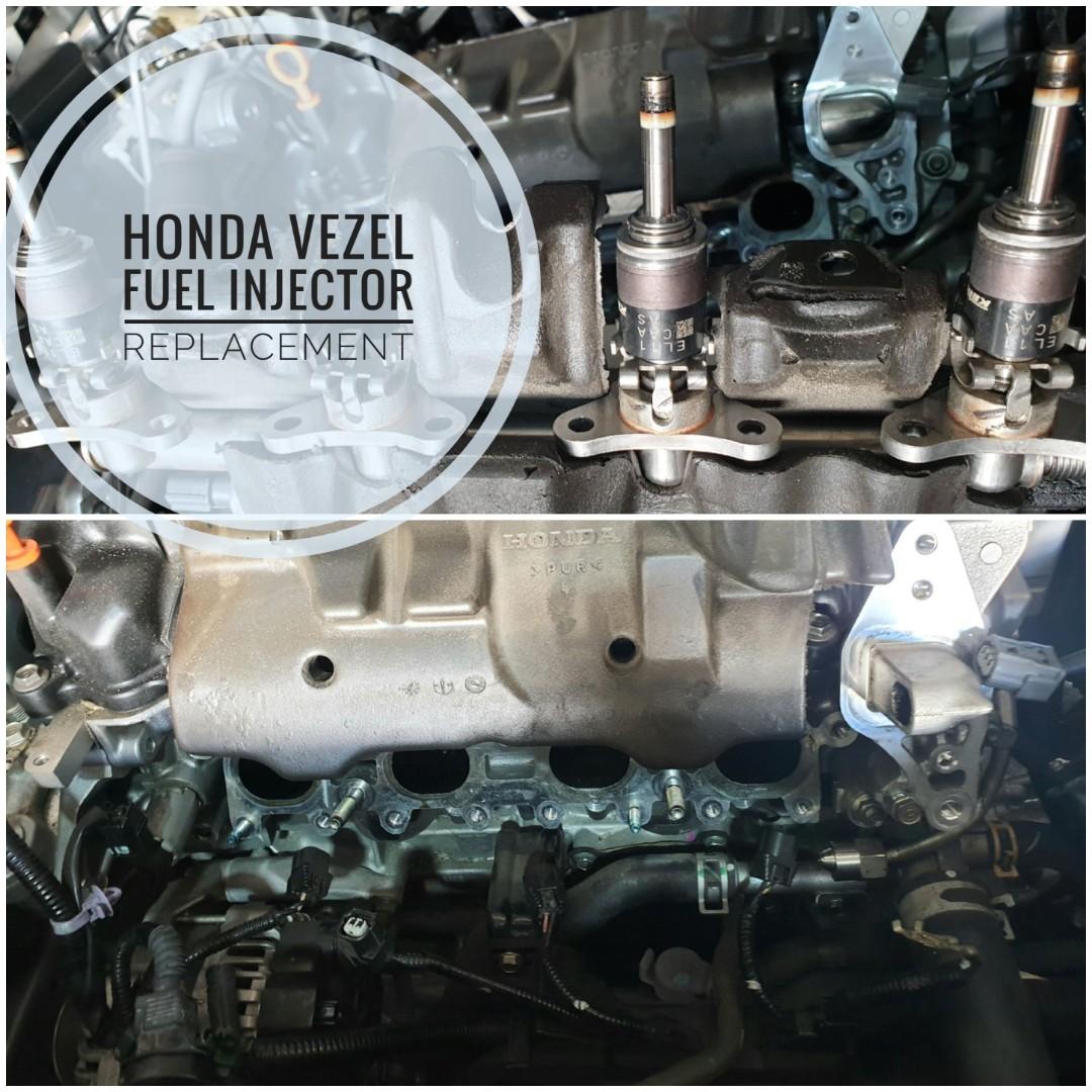 Honda Vezel / Shuttle / Fit GK Fuel Injector Replacement, Car