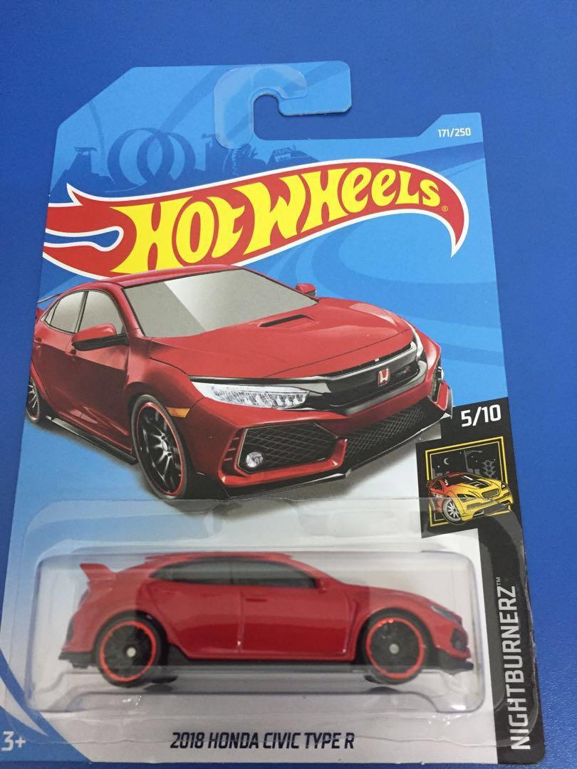 Hot Wheels Honda Civic Type R, Hobbies & Toys, Toys & Games on Carousell