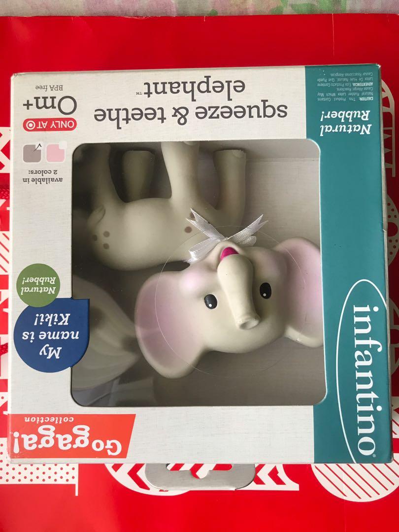 kiki elephant teether