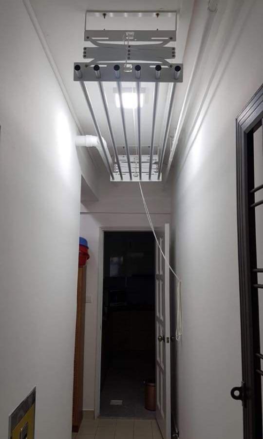 Indoor Laundry System (Manual Pulley System), Furniture & Home Living