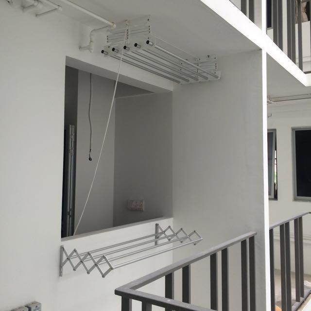 Indoor Laundry System (Manual Pulley System), Furniture & Home Living