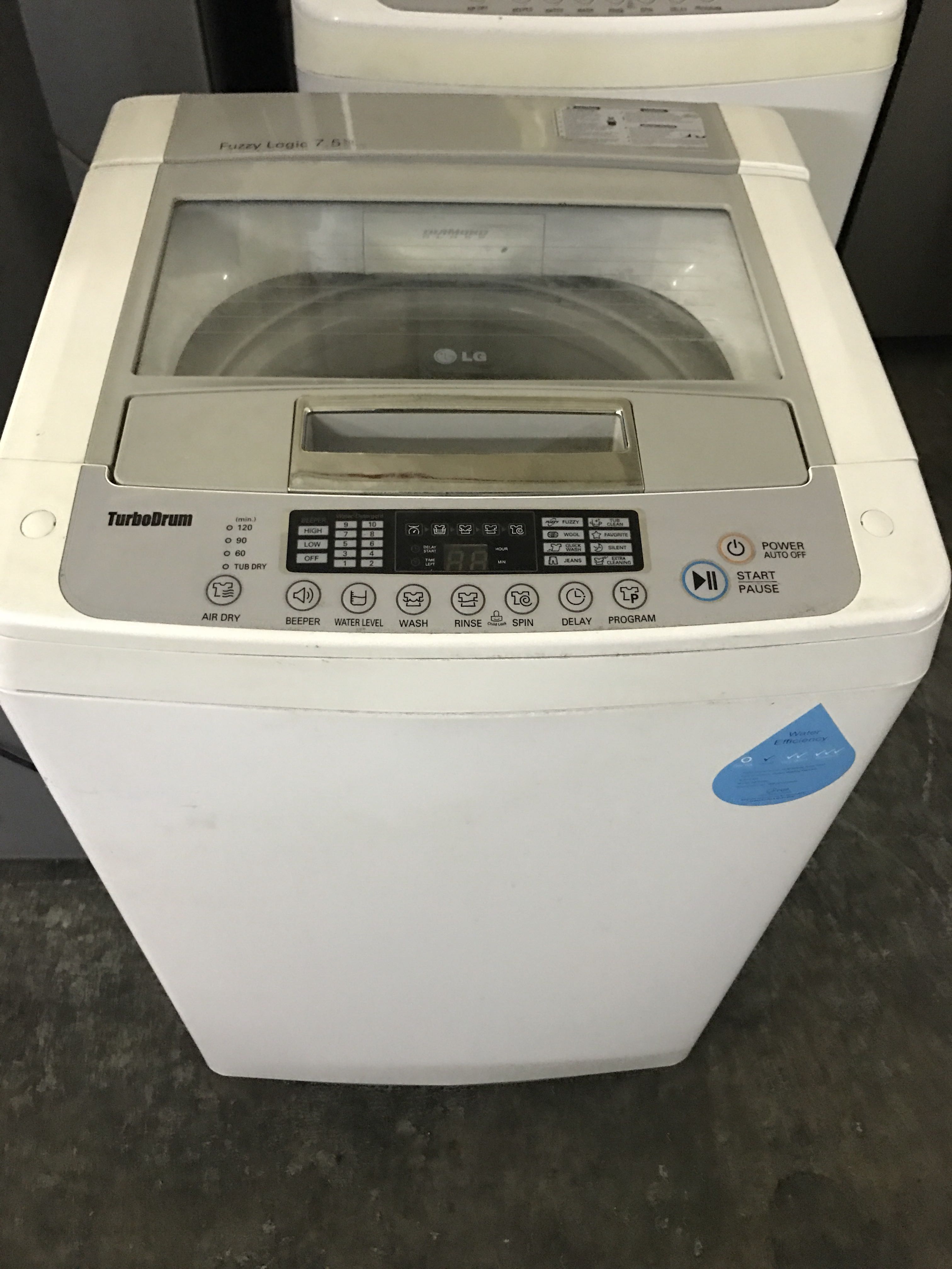 LG Turbo Drum 7.5kg washing machine washer