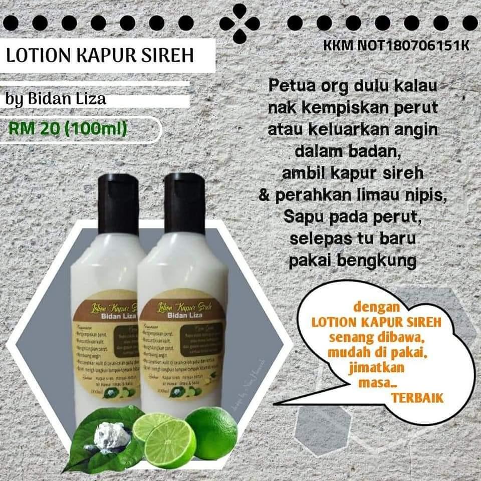 Lotion Kapur Sireh Bidan Liza Everything Else On Carousell