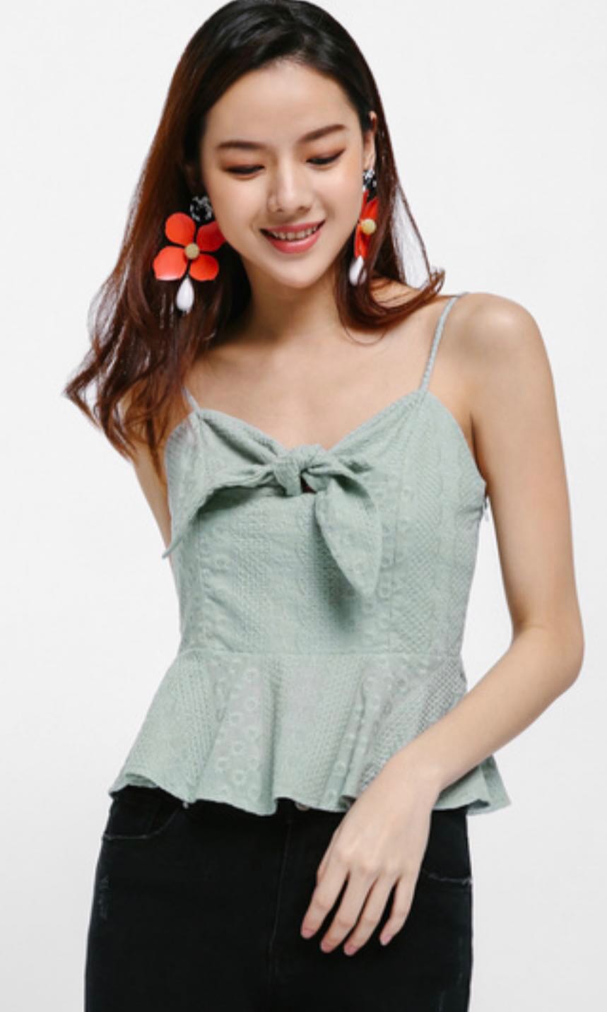 love bonito peplum top