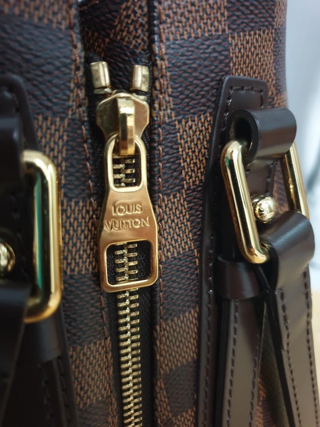 Louis Vuitton Damier Cabas Rivington N41108 Shoulder Bag Ebene BF517087