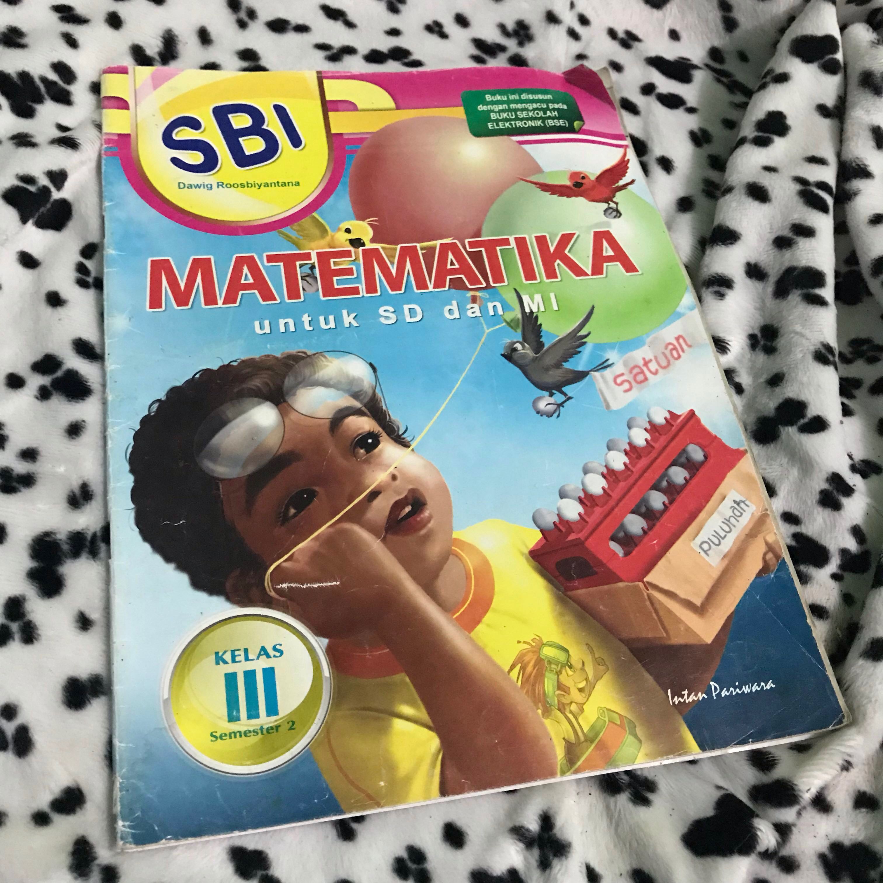 Mauvivo buku Matematika SD SBI kelas 3 smt 2 Books & Stationery Textbooks on Carousell