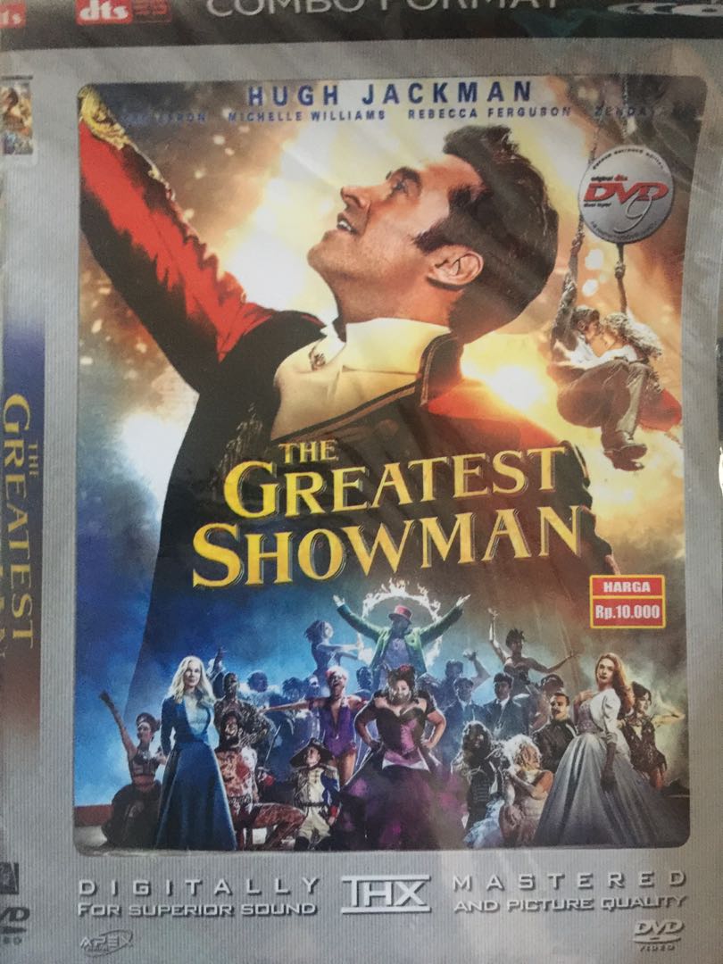 #mauvivo dvd film the greatest showman