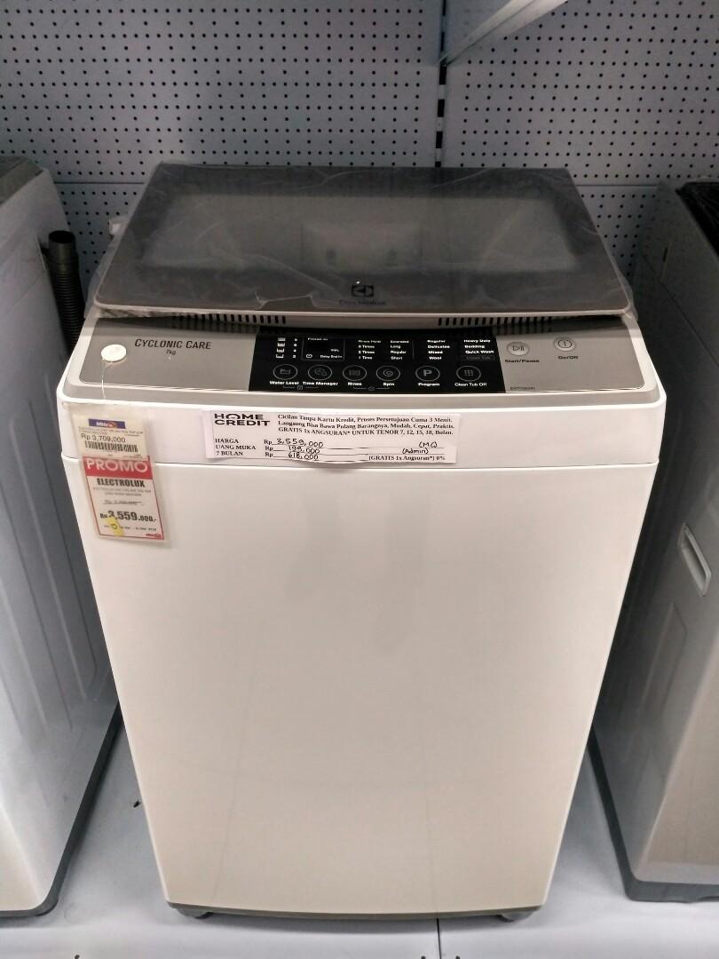 Mesin Cuci Electrolux Ewt 705 Wn 7kg Top Load Cicilan Tanpa Kartu Kredit Dp 0 Bunga Bisa 0 Elektronik Lainnya Di Carousell 7 kg, hydrosonic washing tech, stainless drum. mesin cuci electrolux ewt 705 wn 7kg top load cicilan tanpa kartu kredit dp 0 bunga bisa 0