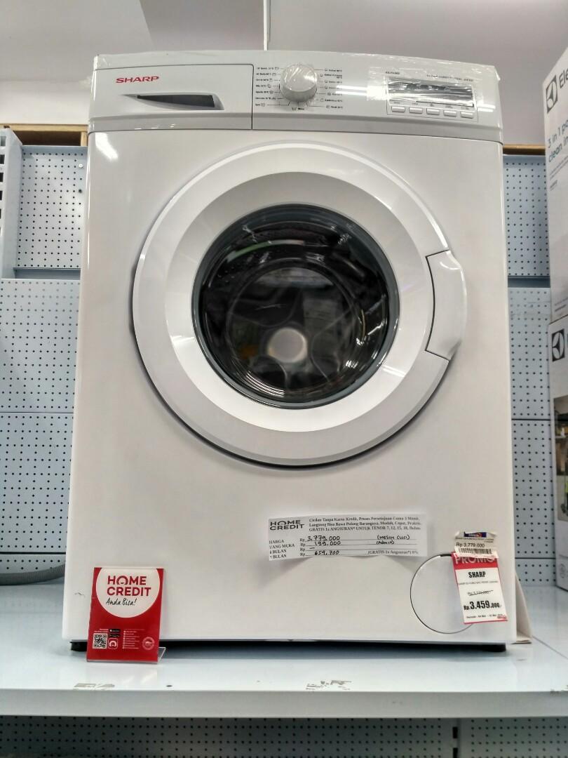 Mesin cuci SHARP ES-FL862 6KG FRONT LOADING Cicilan tanpa kartu kredit
