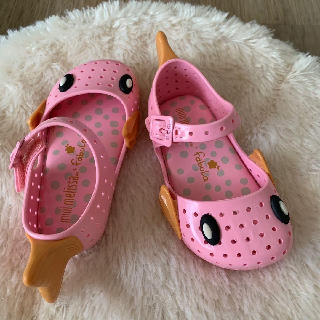 Mini Melissa Furadinha Fish Pink Babies Kids Babies Kids