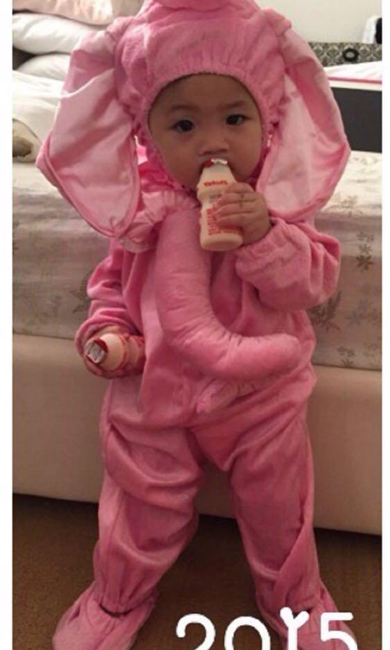 baby girl elephant costume