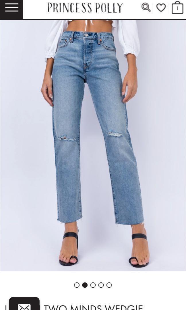 TWO MINDS WEDGIE STRAIGHT JEANS 