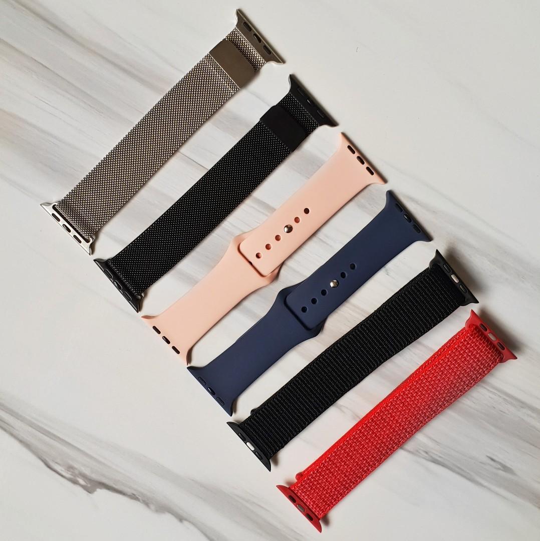 Ready Stock Apple Watch Bands Silicone Nylon Magnetic Iwatch Straps For Series 4 Series 3 Series 2 Series 1 44mm 42mm 40mm 38mm Women S Fashion Watches On Carousell