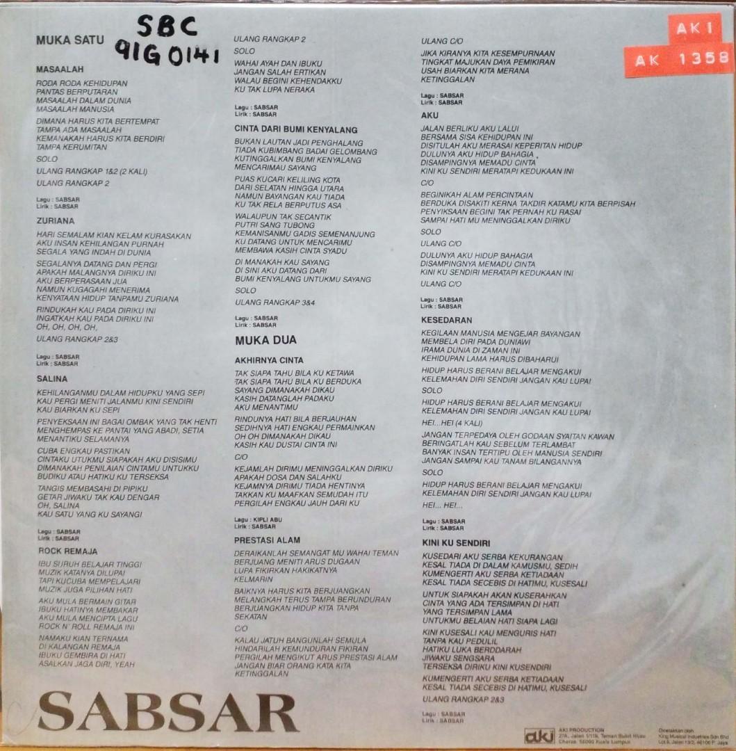 Sabsar Vinyl Record Music Media Cds Dvds Other Media On Carousell