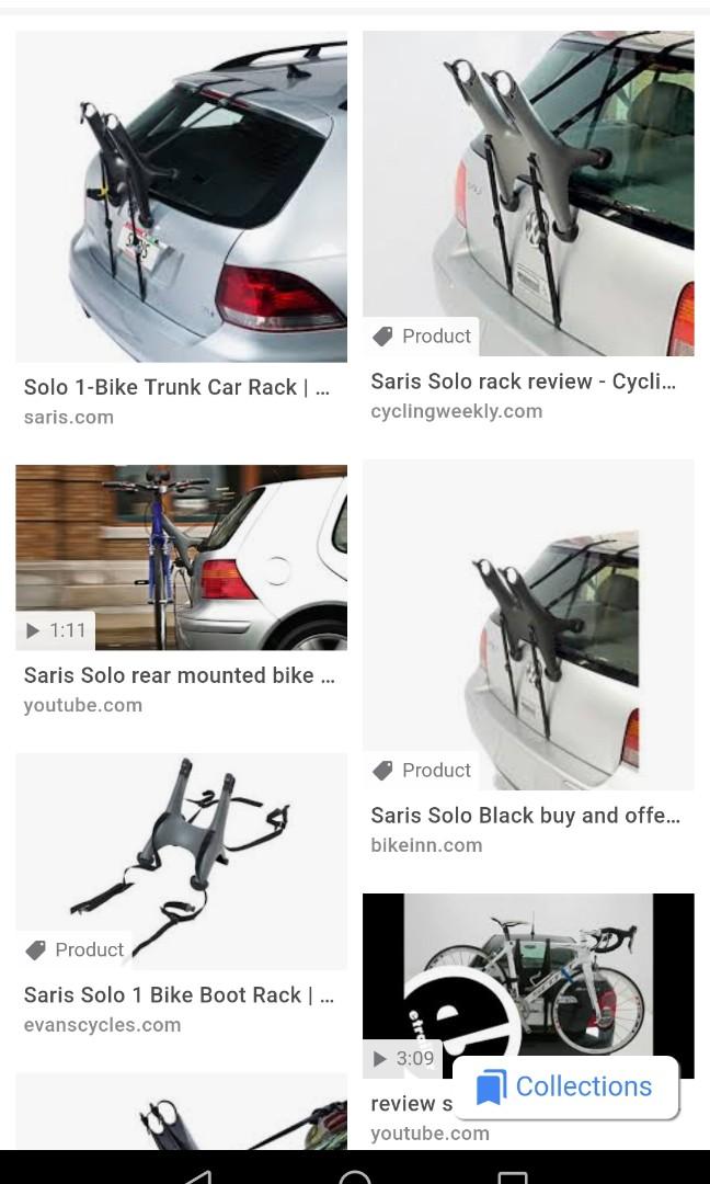 Saris solo trunk rack reviews clearance