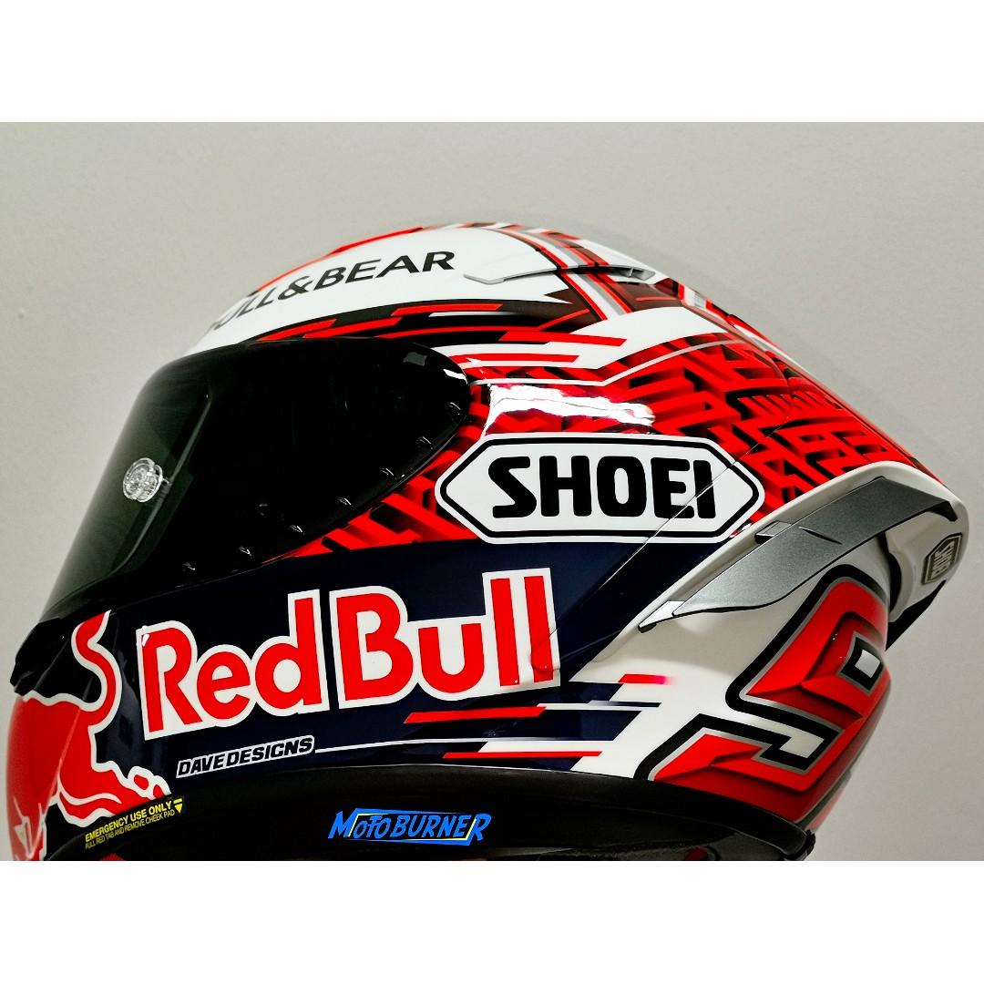 Shoei helmet red bull clearance