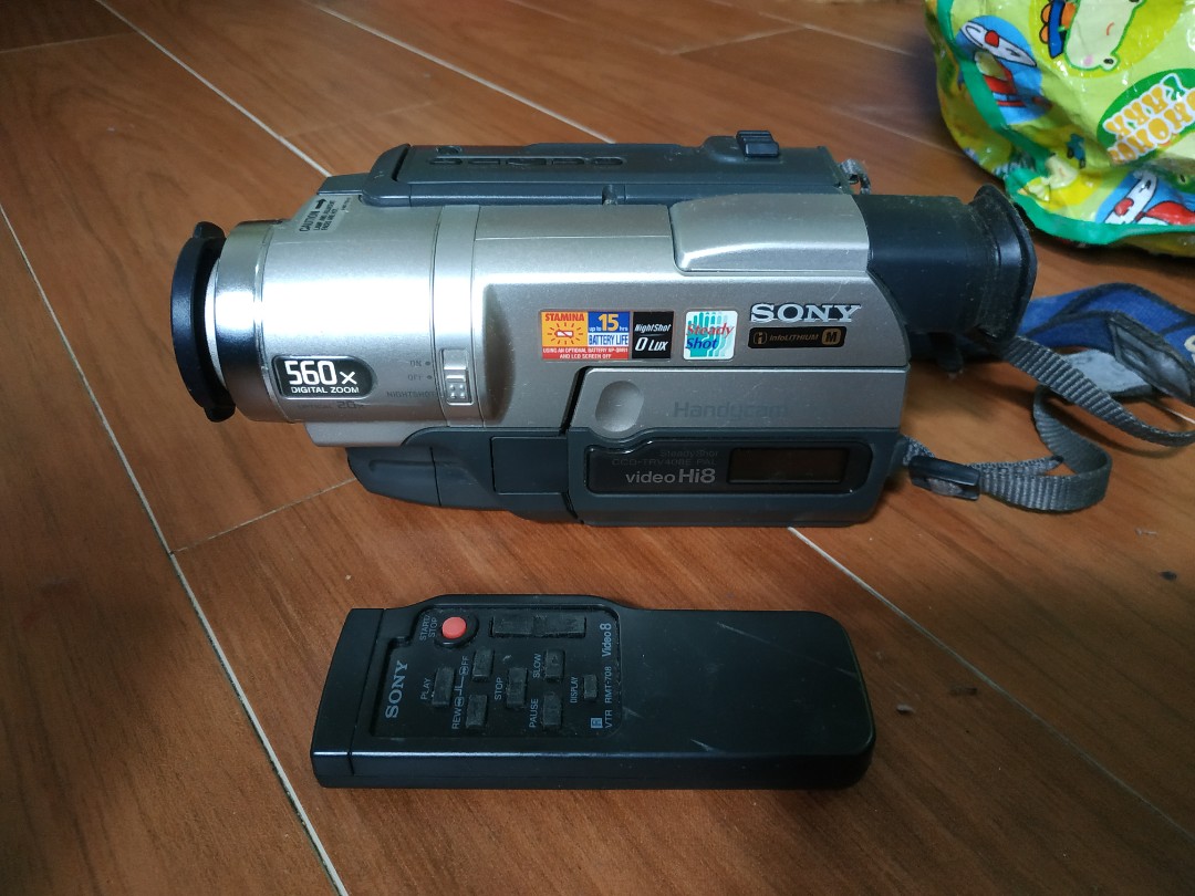 Sony video camera Hi8 Handycam, Photography, Video Cameras on Carousell