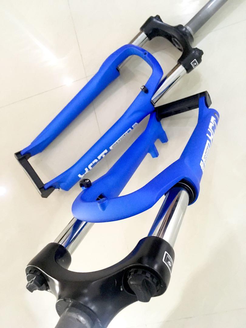 SR Suntour XCT Suspension Fork Blue, Sports Equipment, Bicycles & Parts