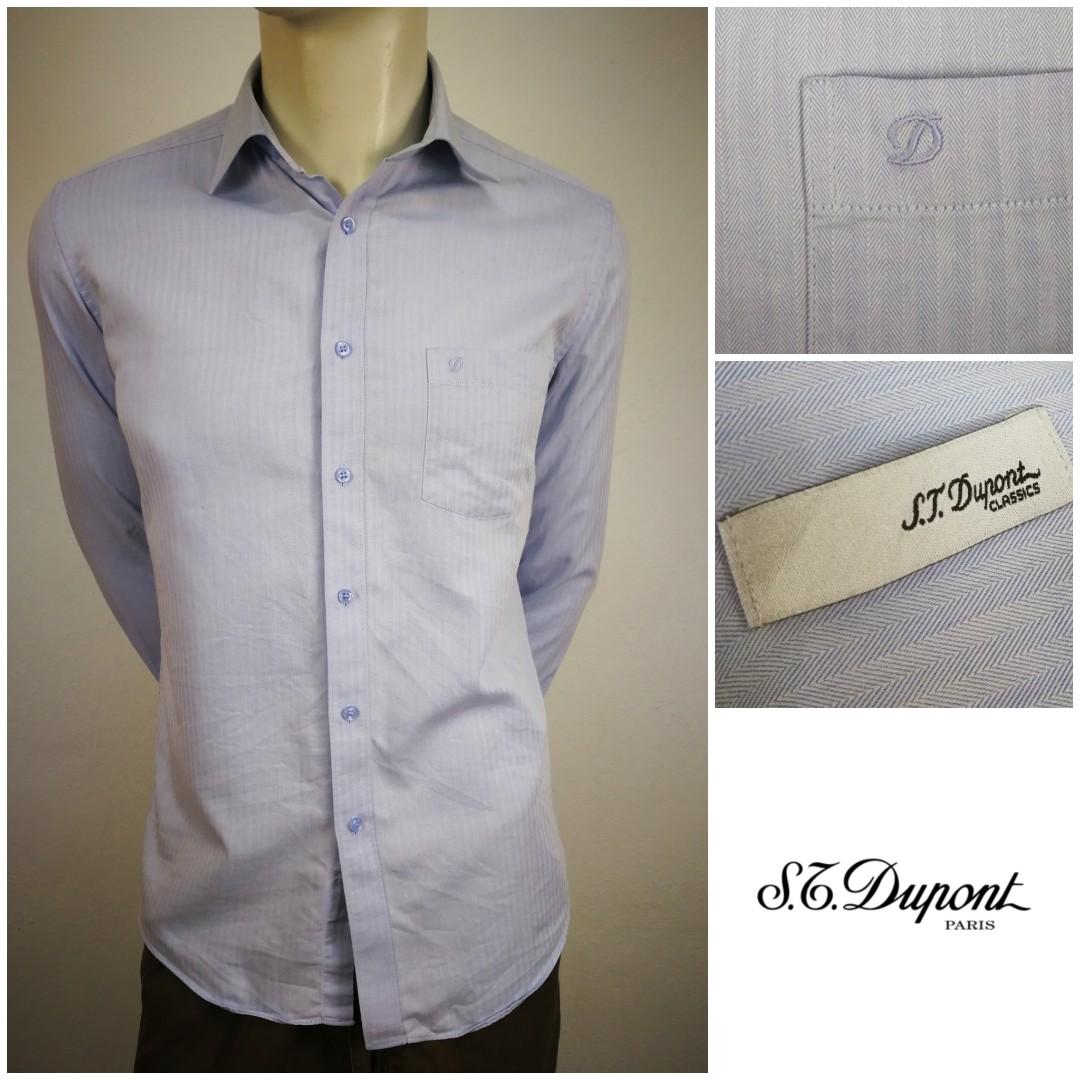 S.T DUPONT Classic Long Sleeve Shirt, Men's Fashion, Tops & Sets