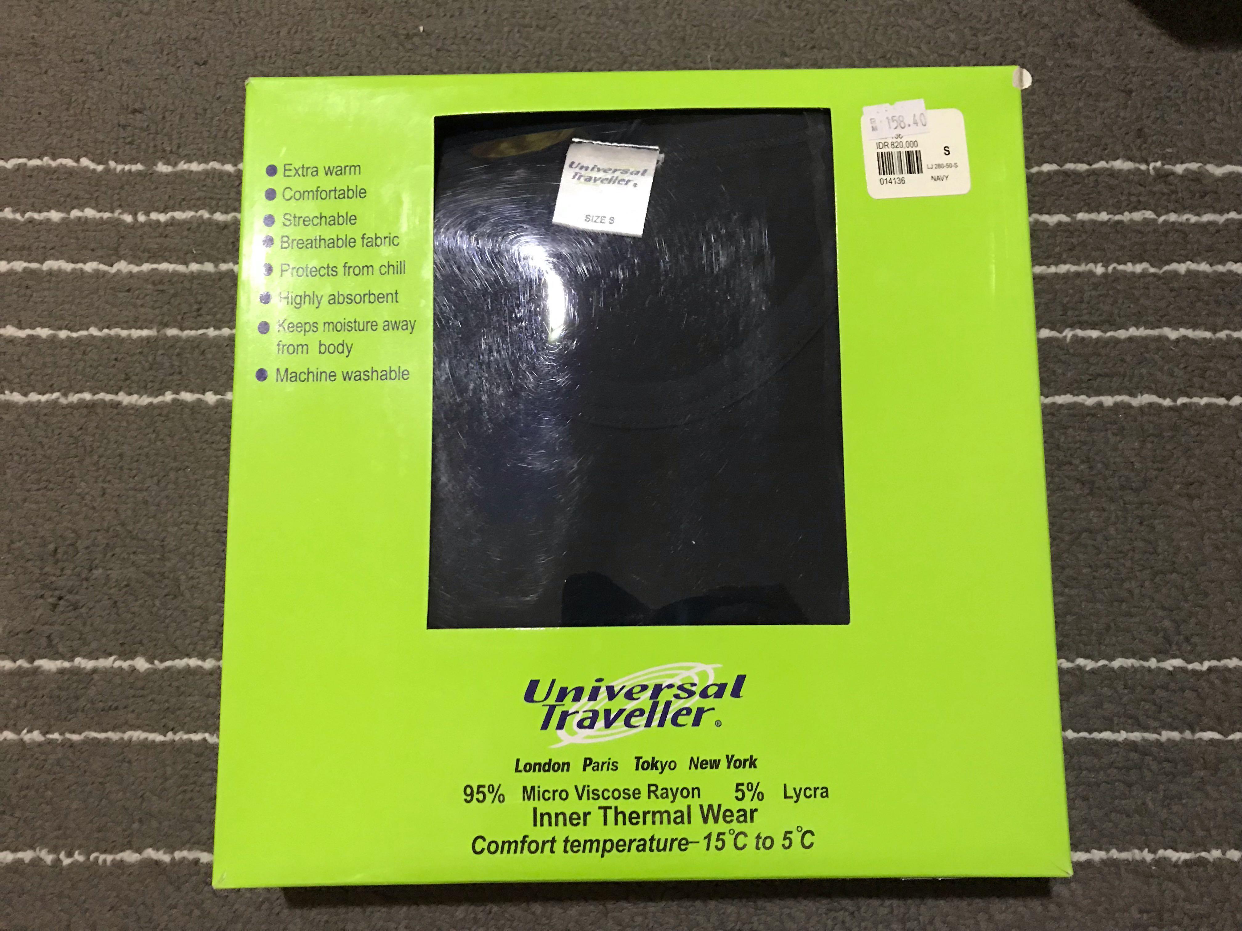 Universal traveller thermal best sale wear