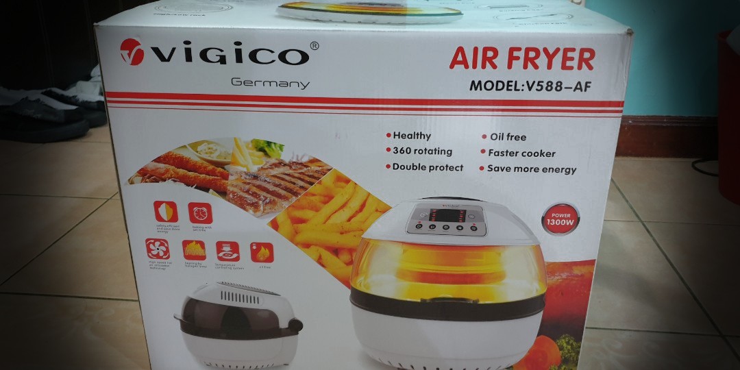 Offer Vigico V588af Air Fryer Kitchen Appliances On Carousell