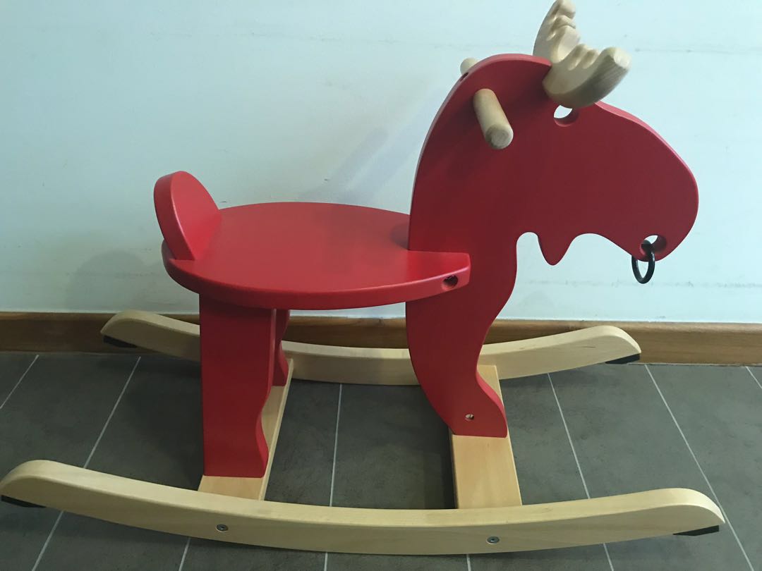 wooden rocking horse ikea