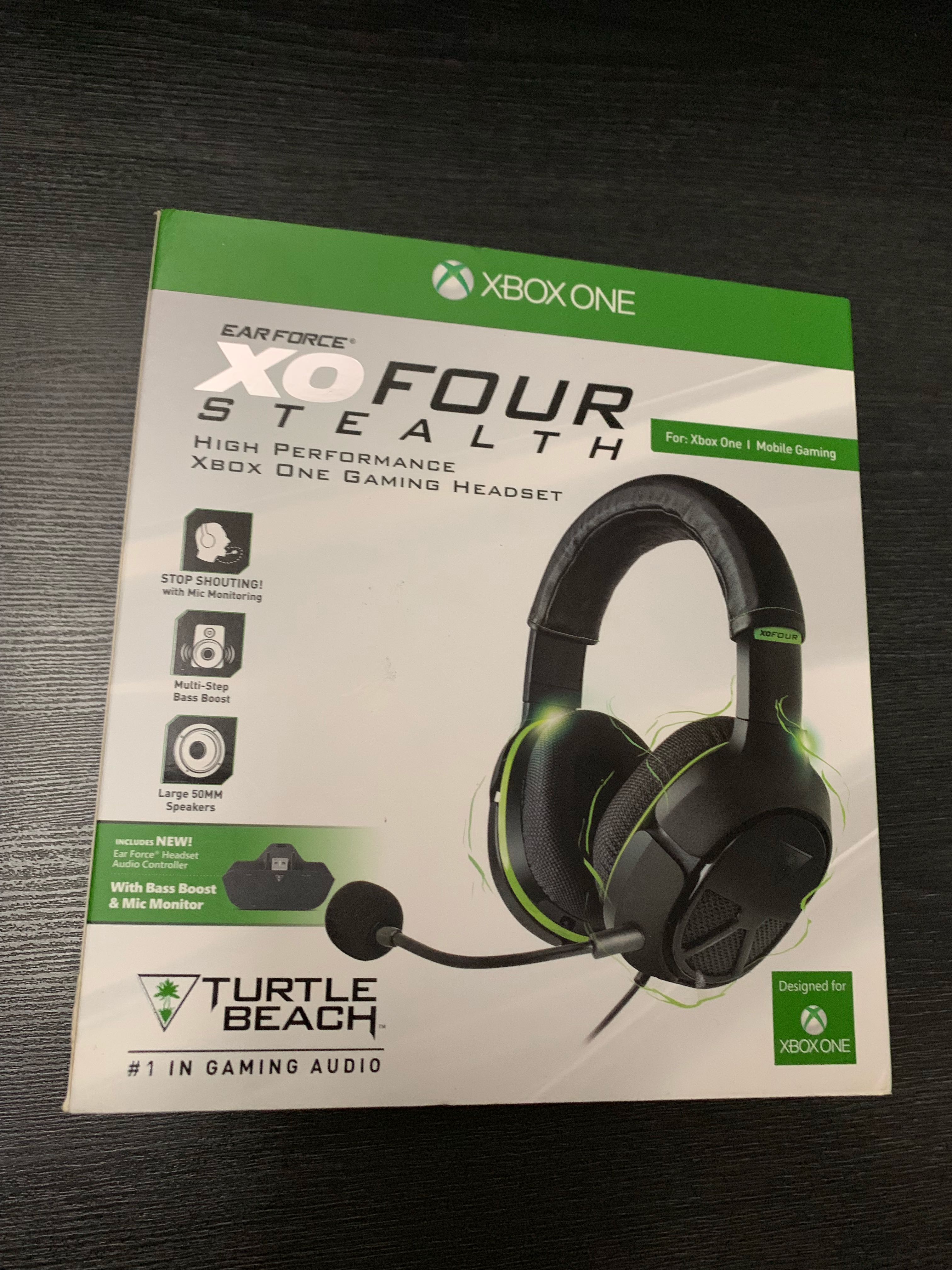 xbox one ear force xo four stealth gaming headset