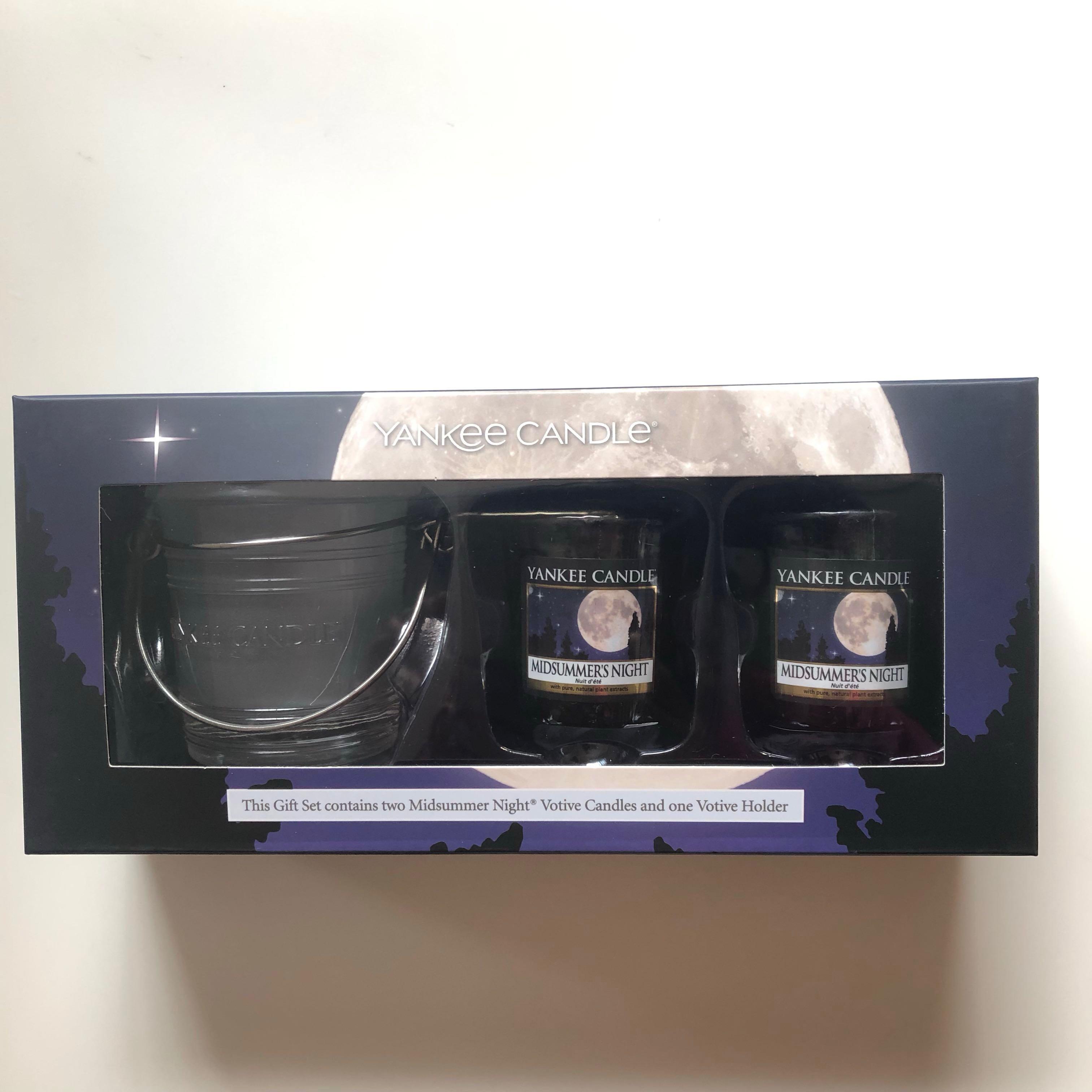 Yankee Candles Midsummer Night Gift Set, Furniture & Home Living, Home