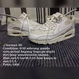 Authentic Airmax 90 allwhite