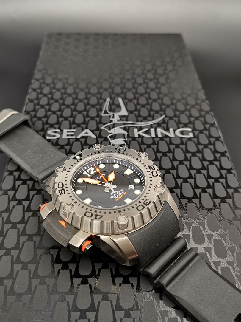 2015限量版Bulova Sea King 鈦金屬1000M 深潛自動上弦手錶, 名牌, 手錶- Carousell