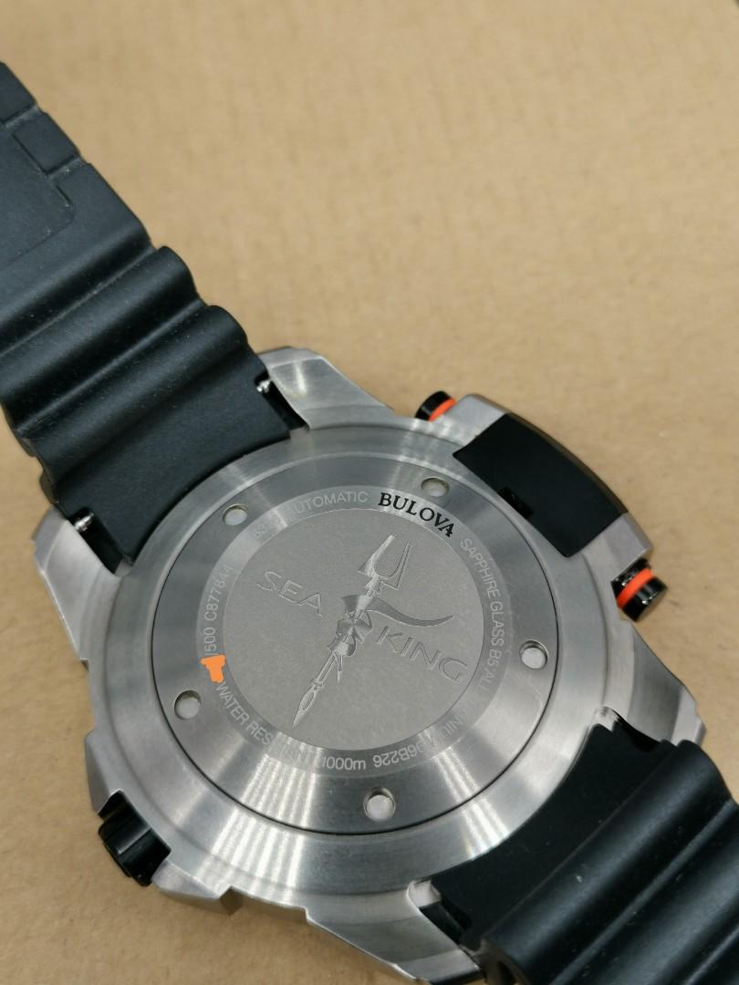 2015限量版Bulova Sea King 鈦金屬1000M 深潛自動上弦手錶, 名牌, 手錶- Carousell