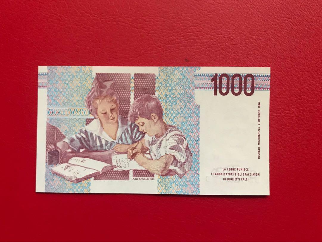 特价】全新意大利1000里拉纸币蒙台梭利辅导学生, 興趣及遊戲, 玩具& 遊戲類- Carousell