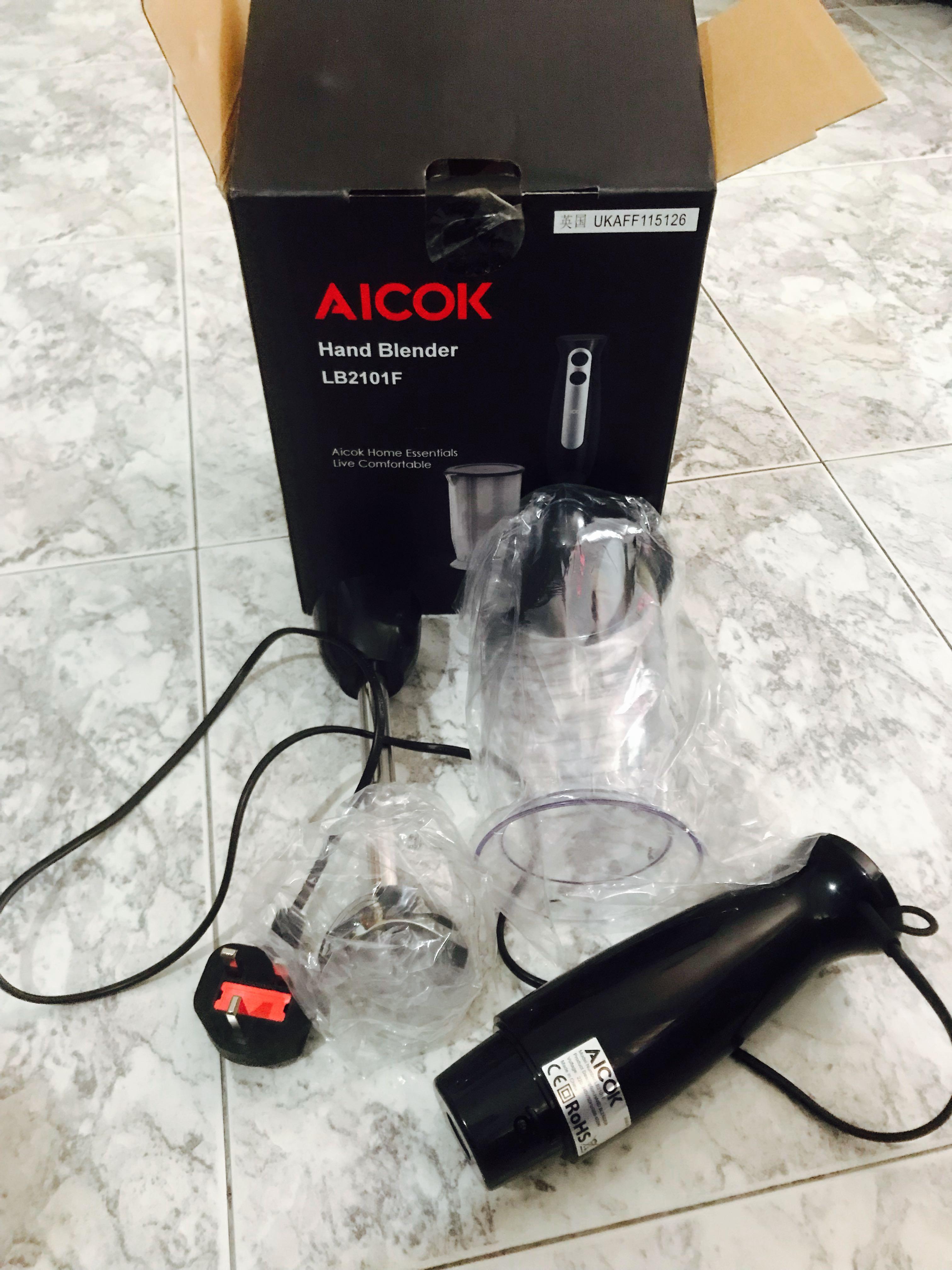 Aicok Hand Blender Model LB2101F, TV & Home Appliances, Kitchen