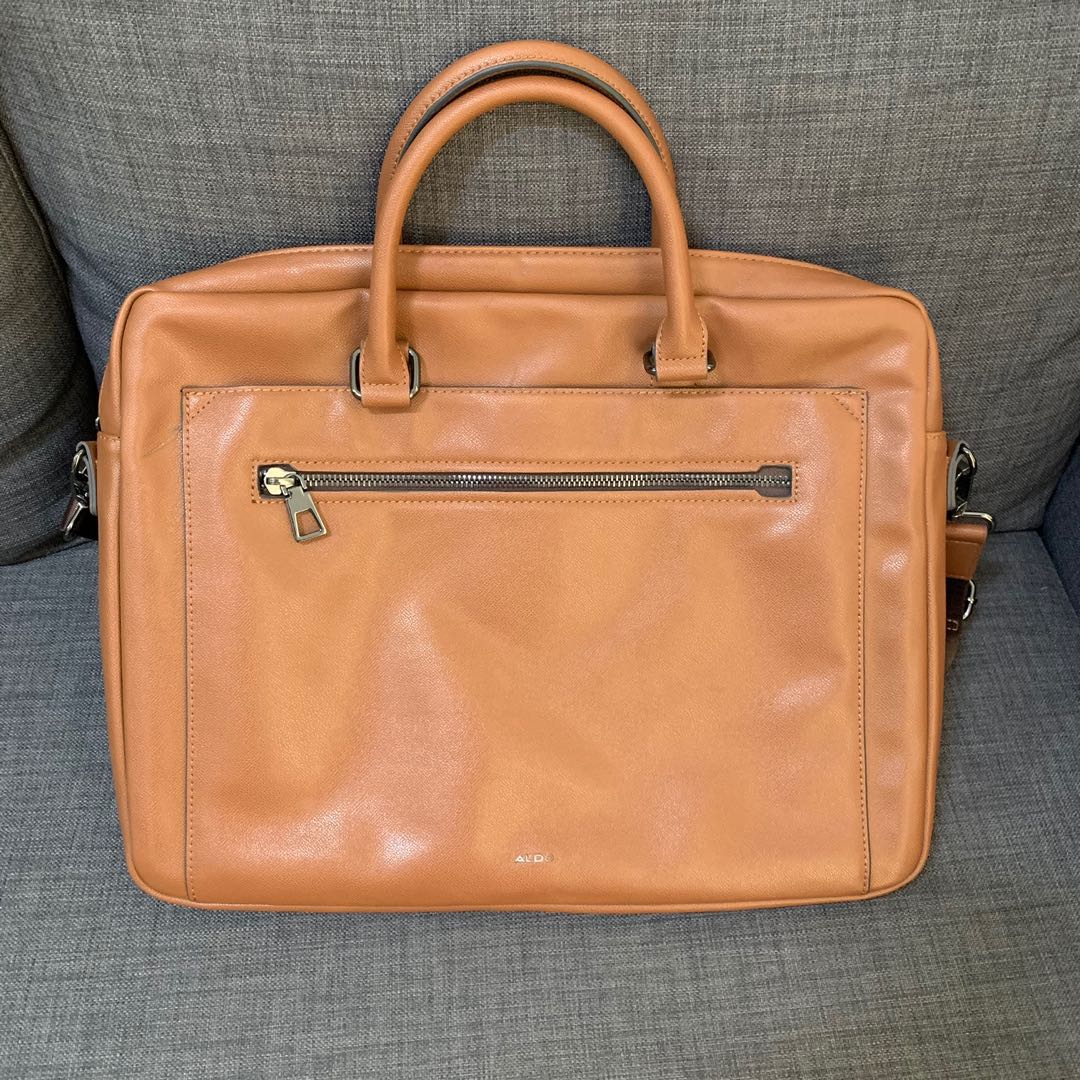 Aldo faux leather office laptop bag 