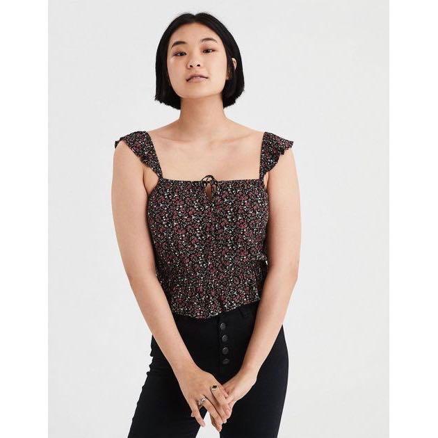 American eagle ruffle top clearance